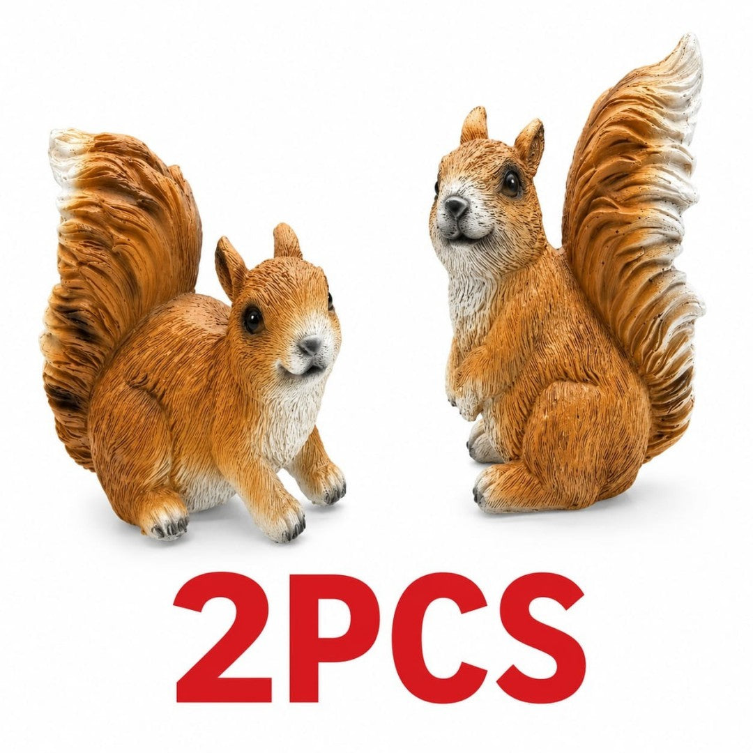 JUEGO ADORNO ARDILLA 2PCS 6335