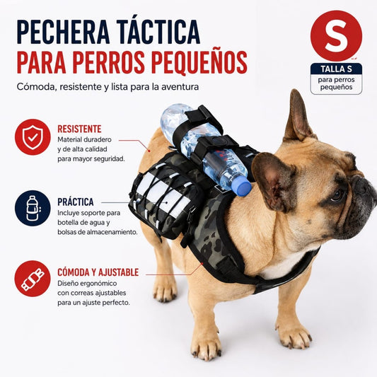 PECHERA CON BOLSO PARA PERRO S
