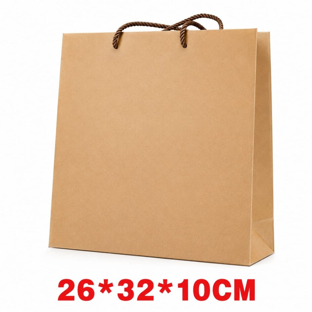 BOLSA REGALO GDE PAPEL KRAFT 26*32*10CM