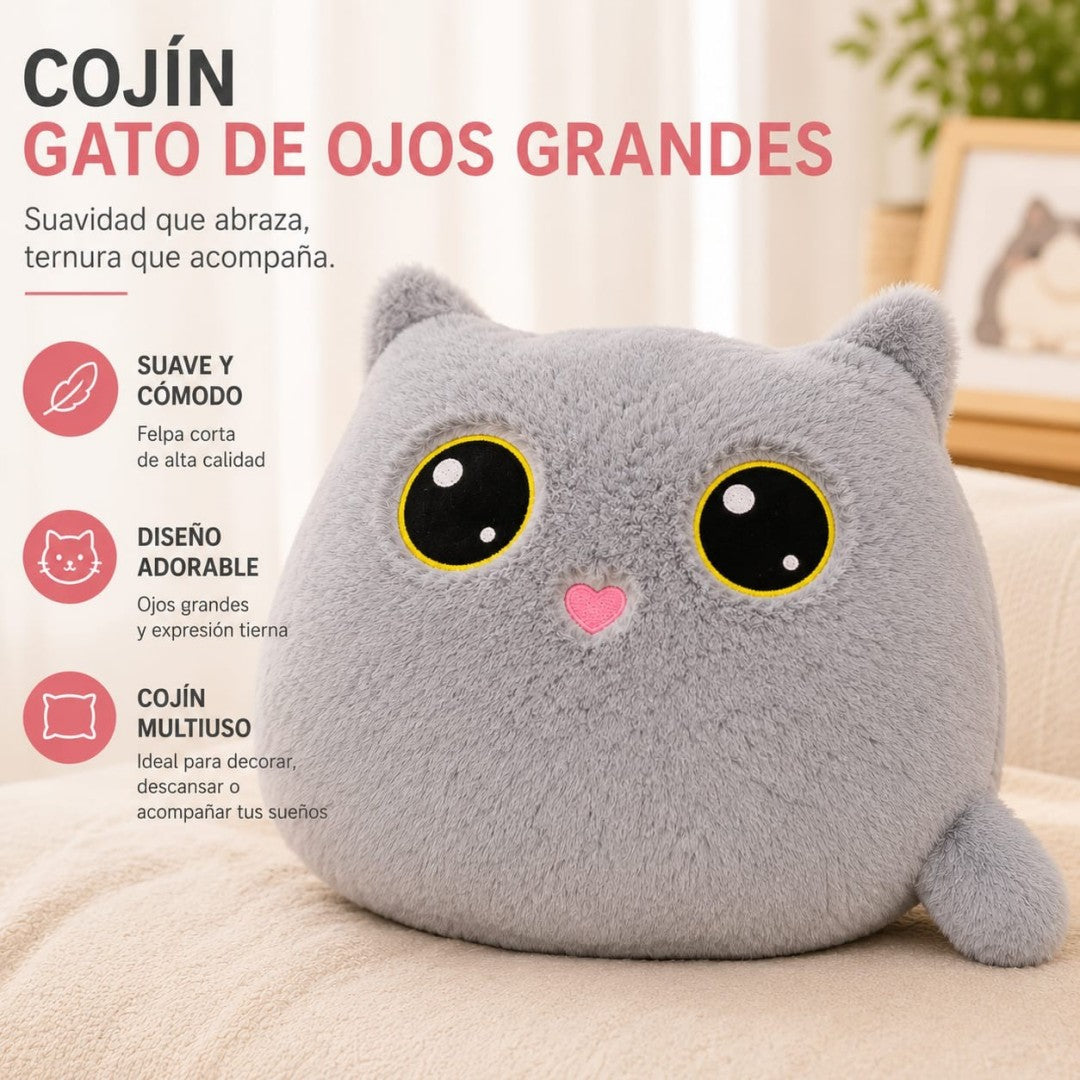 COJIN GATO OJO GRANDE