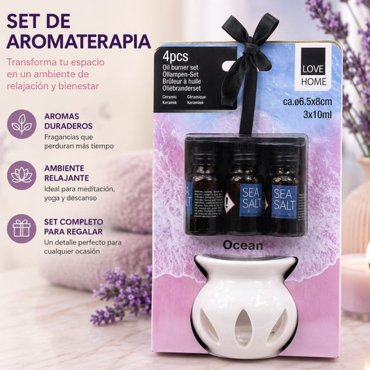 SET AROMATERAPIA CON QUEMADOR Y ACEITE 3