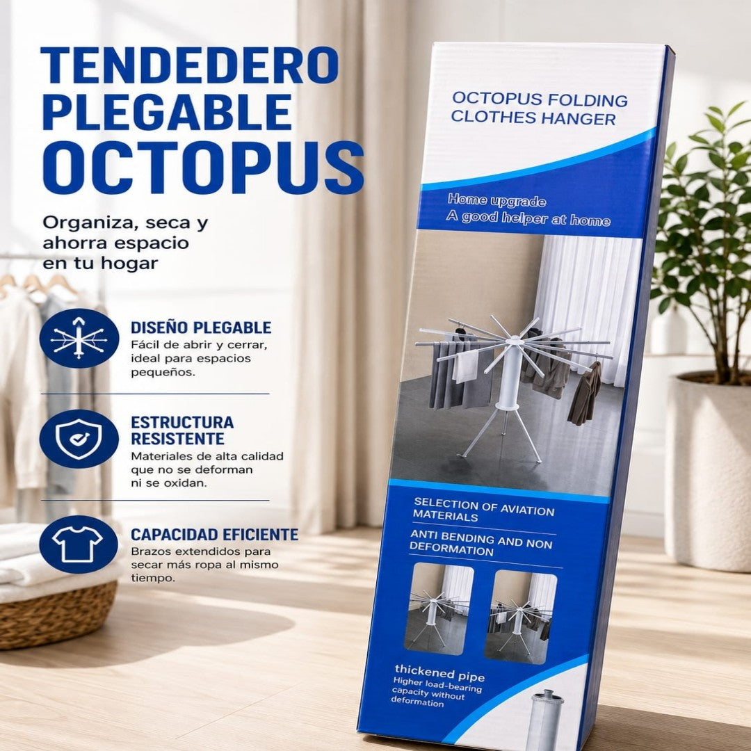 TENDEDERO PLEGABLE PARA ROPA 15*71CM