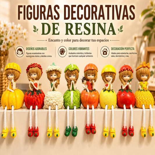 FIGURA DE NINA 2PCS FRUTAS 6*13CM