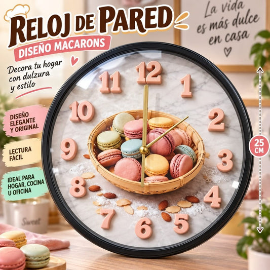 RELOJ DE PARED DISENO CALLETA 25CM