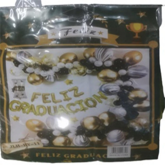 JUEGO GLOBO DORADO FELIZ CUMPLE