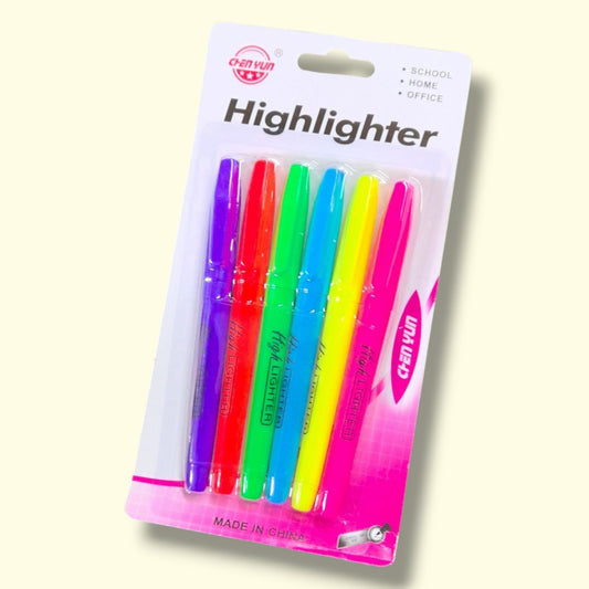 RESALTADOR 6PCS CARTON 3121-6