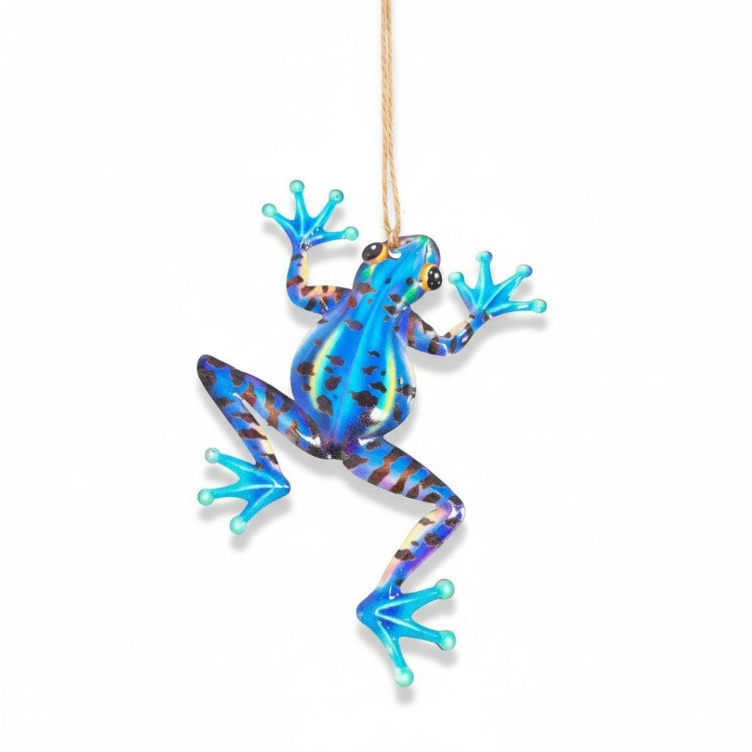 ADORNO COLGANTE RANA METAL