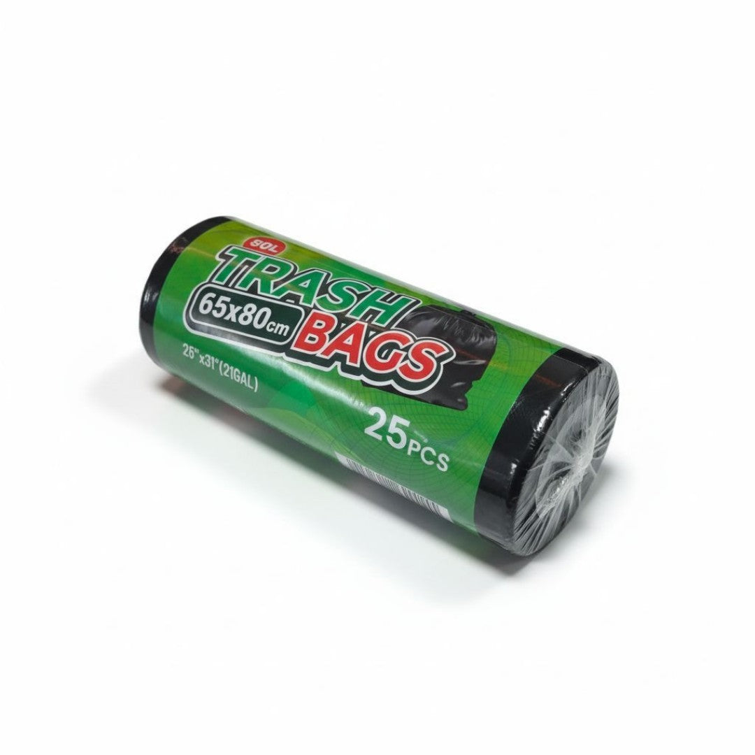 BOLSA BASURA ROLLO 25PCS 80L 65*80