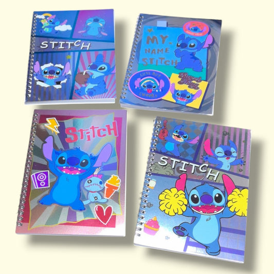 CUADERNO RESORTE A5 STITCH B