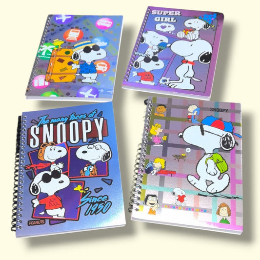 CUADERNO RESORTE A5 SNOOPY