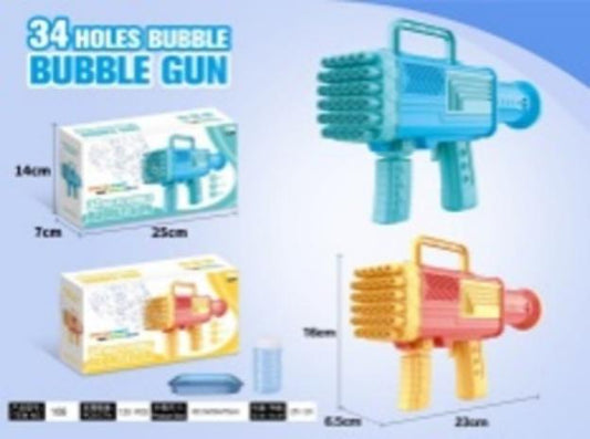 PISTOLA BURBUJA 34TUBO 108