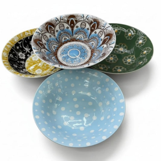 TAZA CERAMICA 8PULG DISENO AZAR