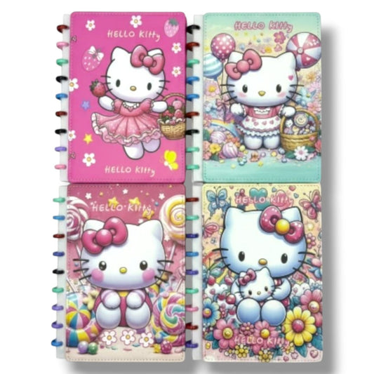 CUADERNO RESORTE B5 KITTY TAPA DURA