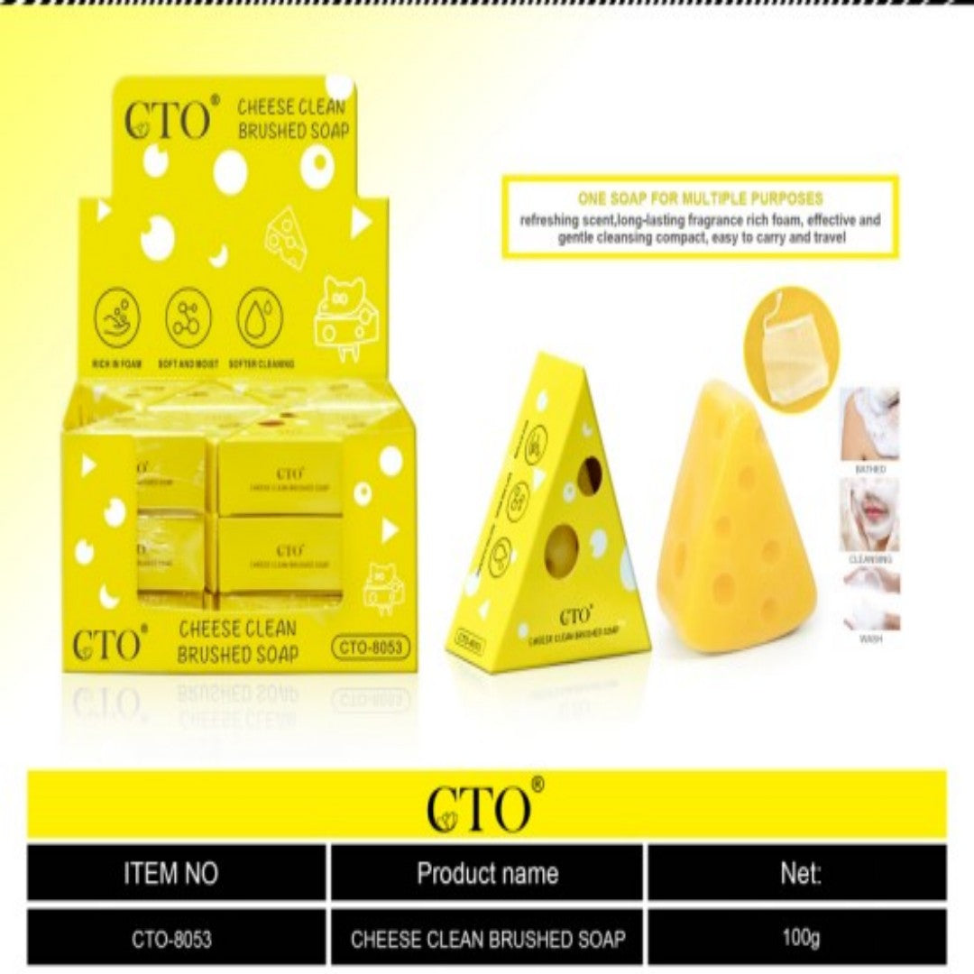 JABON FACIAL FORMA QUESO 100G CTO-8053