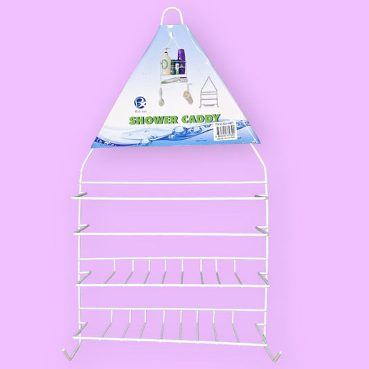 ESTANTE METAL P/ CHAMPU BLANCA