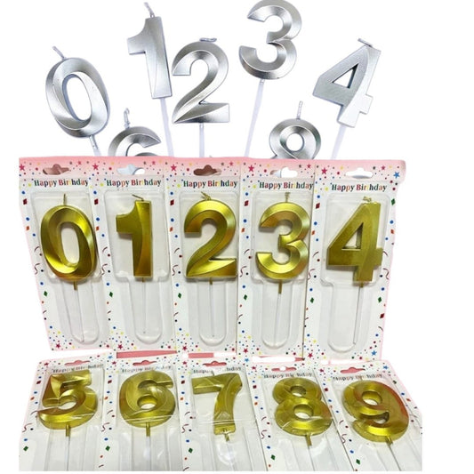 CANDELA NUMERO 7CM 0-9