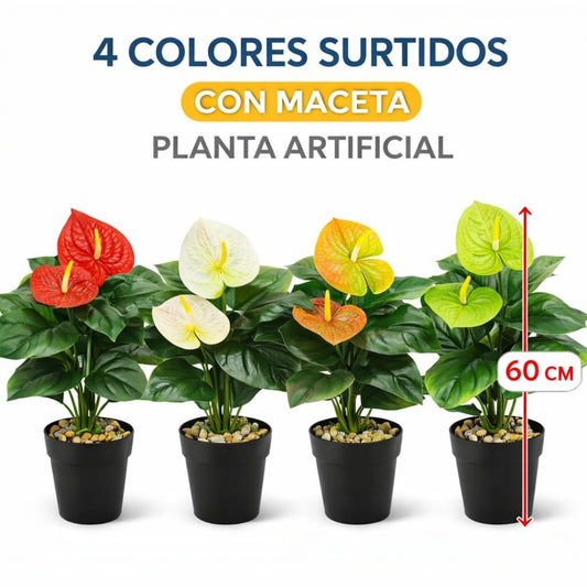 PLANTA ANTURIO ARTIFICIAL