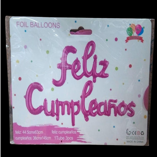 GLOBO CUMPLEANOS COLOR 3