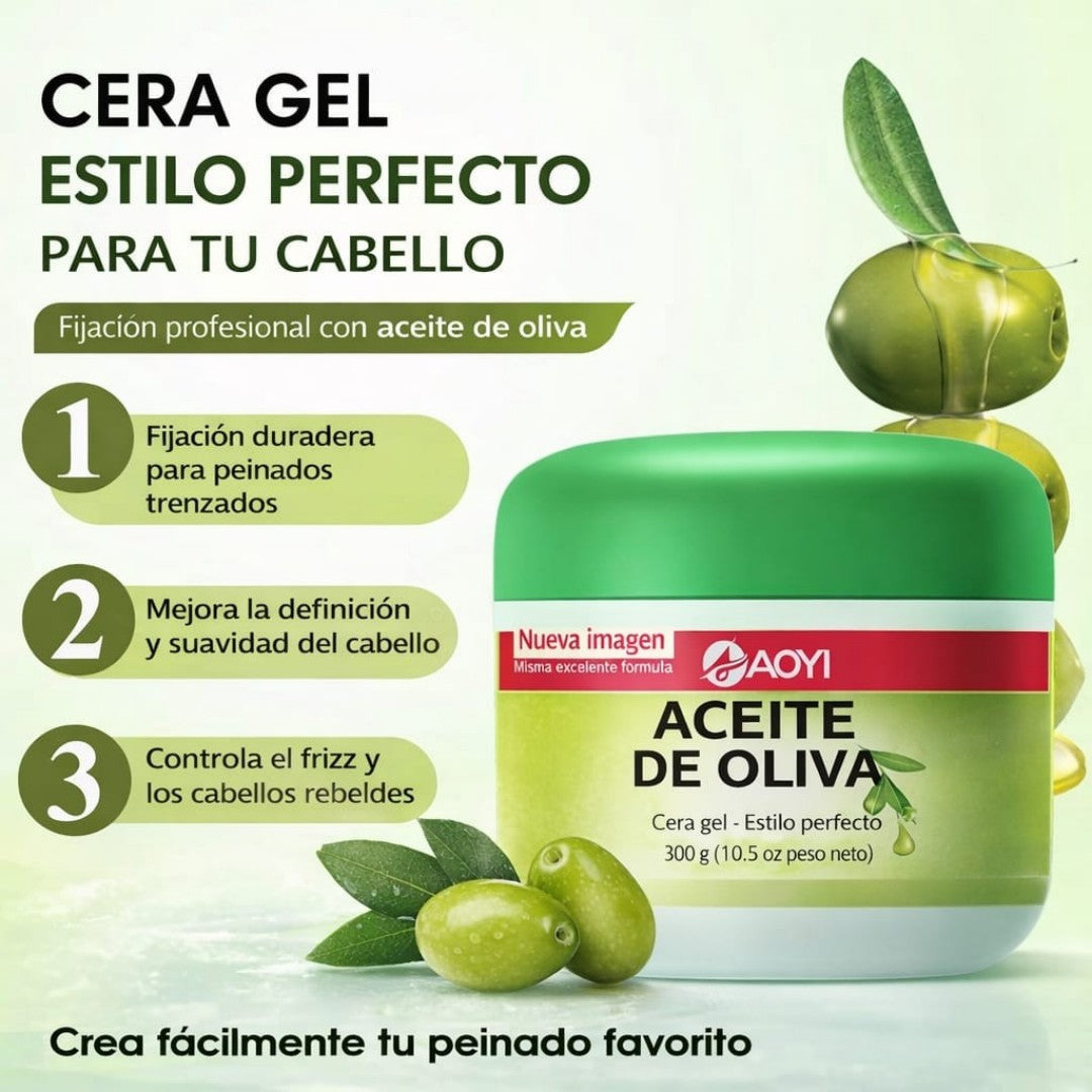 CERA PARA CABELLO 300G OLIVA