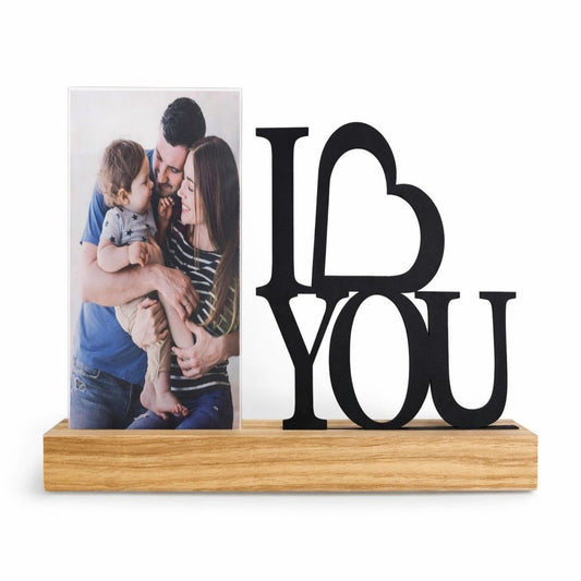 PORTARETRATO BASE MADERA I LOVE YOU