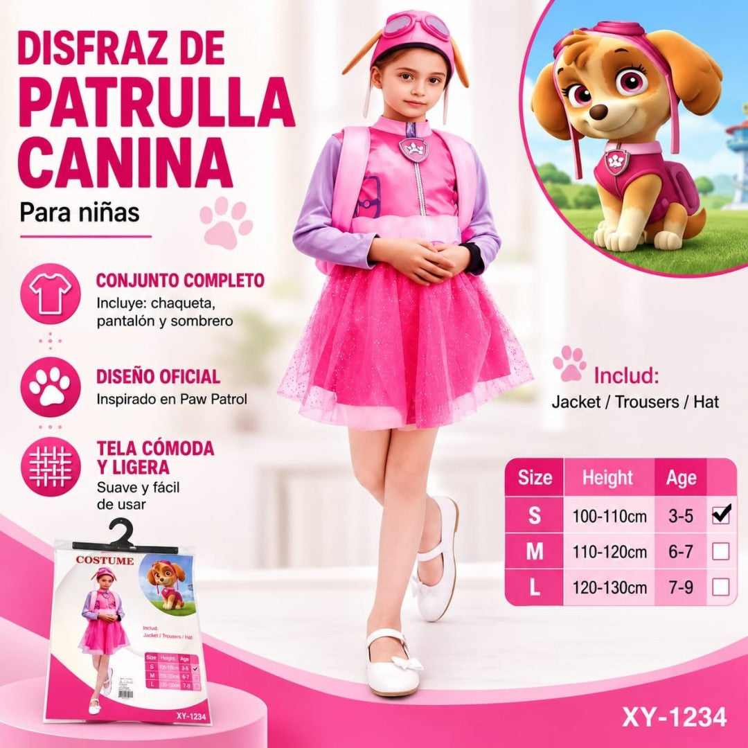 TRAJE DE PAW PATROL