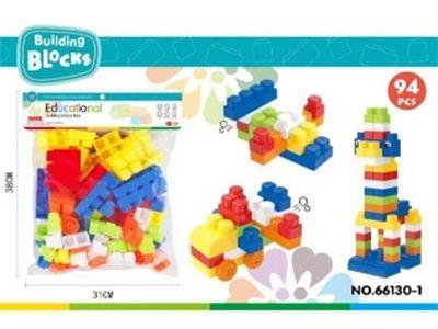 BLOQUES PVC 94PCS NINO BOLSA 66130-1