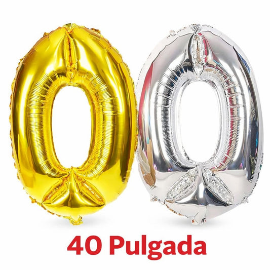 GLOBO NUMERO 0 40PULG