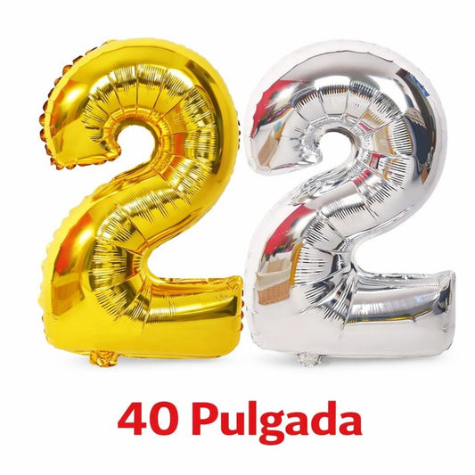 GLOBO NUMERO 2 40PULG