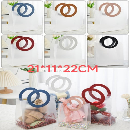 BOLSA REGALO PP MATE ARO GDE 21*11*22CM