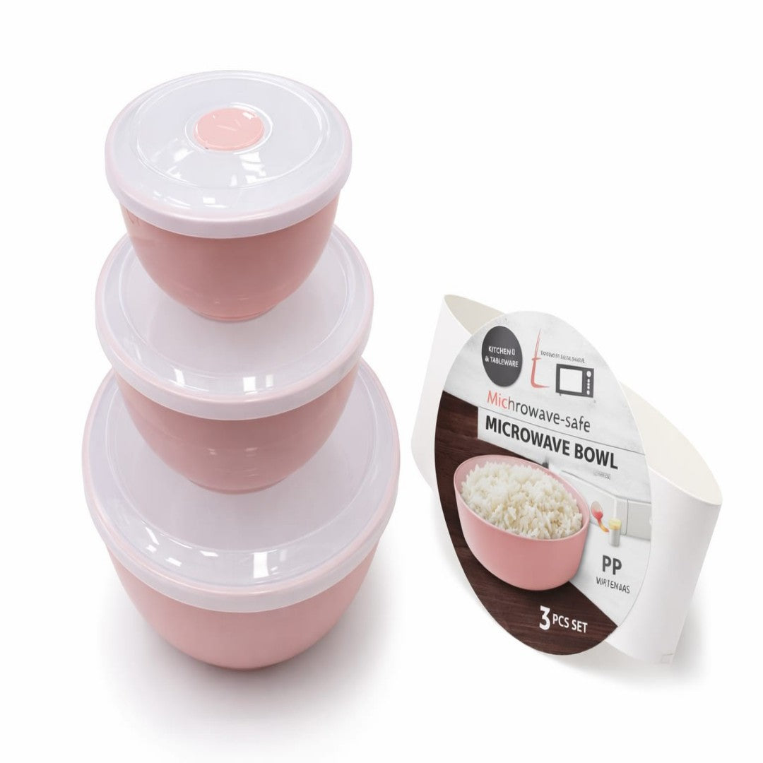 SET TAZA MICRONDA 3PCS CON TAPA 32634