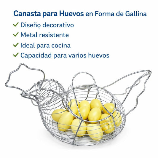 CANASTA METALICO PARA HUEVO L5