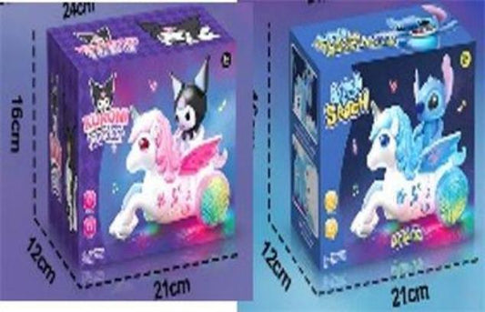 UNICORNIO C/KUROMI STITCH 6608-33B/36B