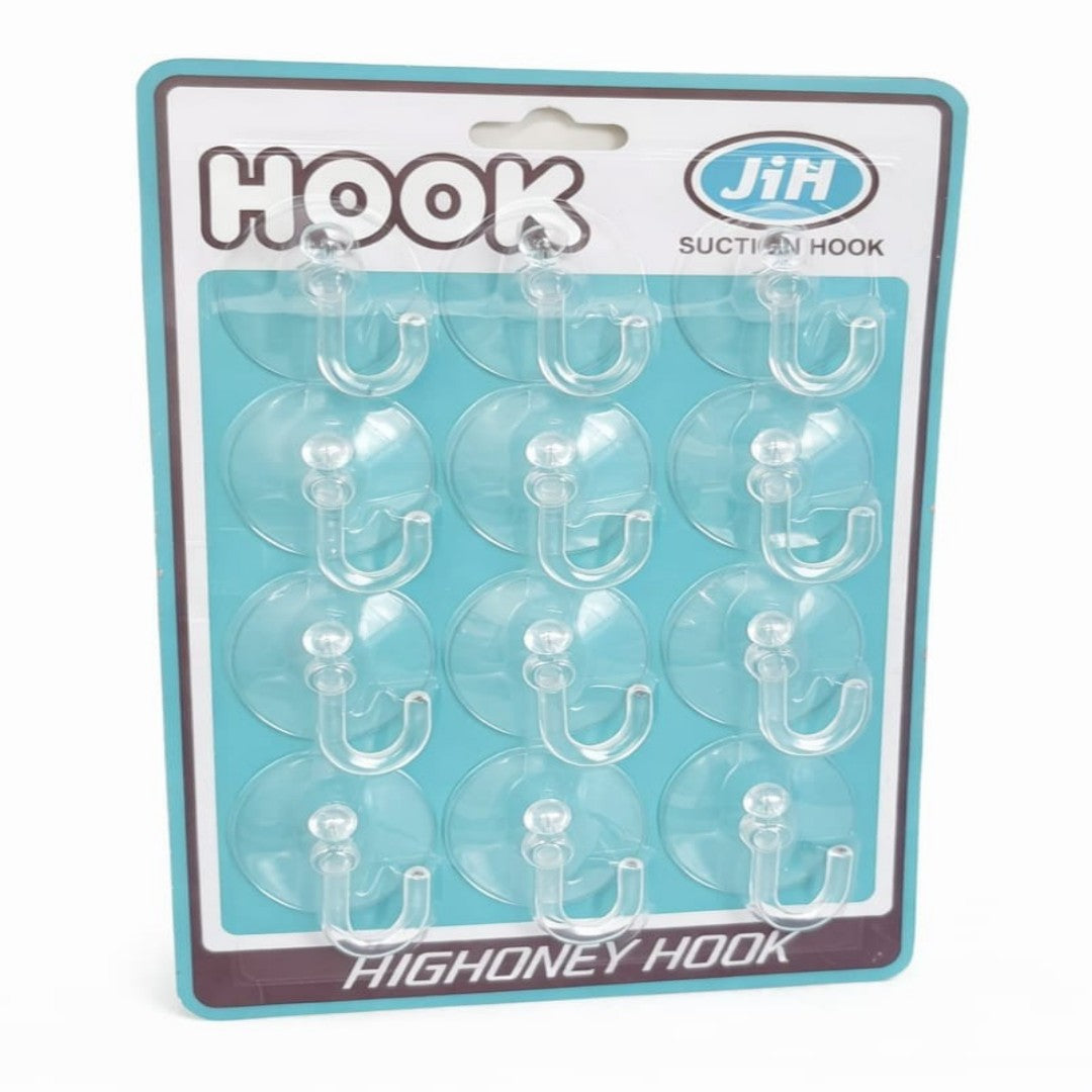 SET VENTOSA GANCHO 12PCS 36953