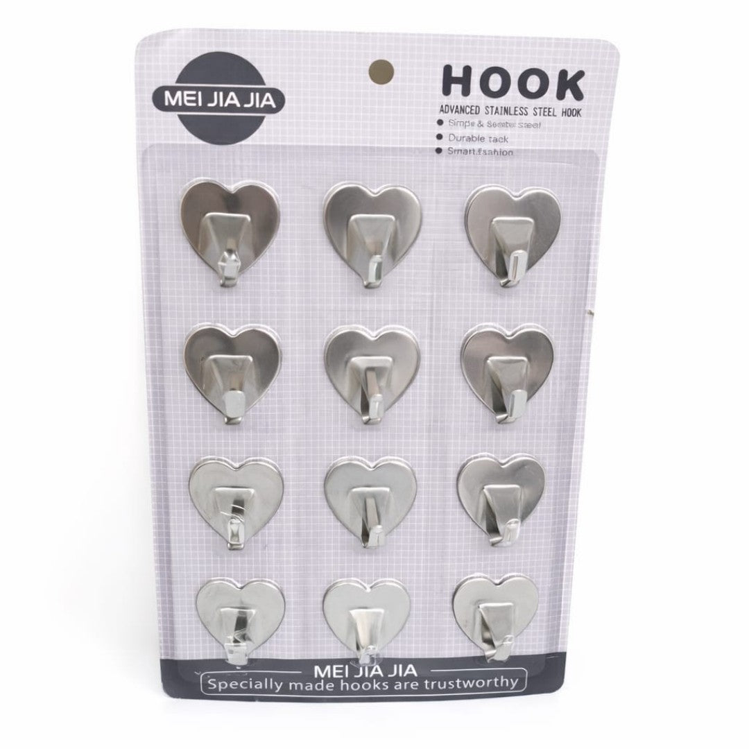 SET VENTOSA GANCHO 12PCS METAL 36589