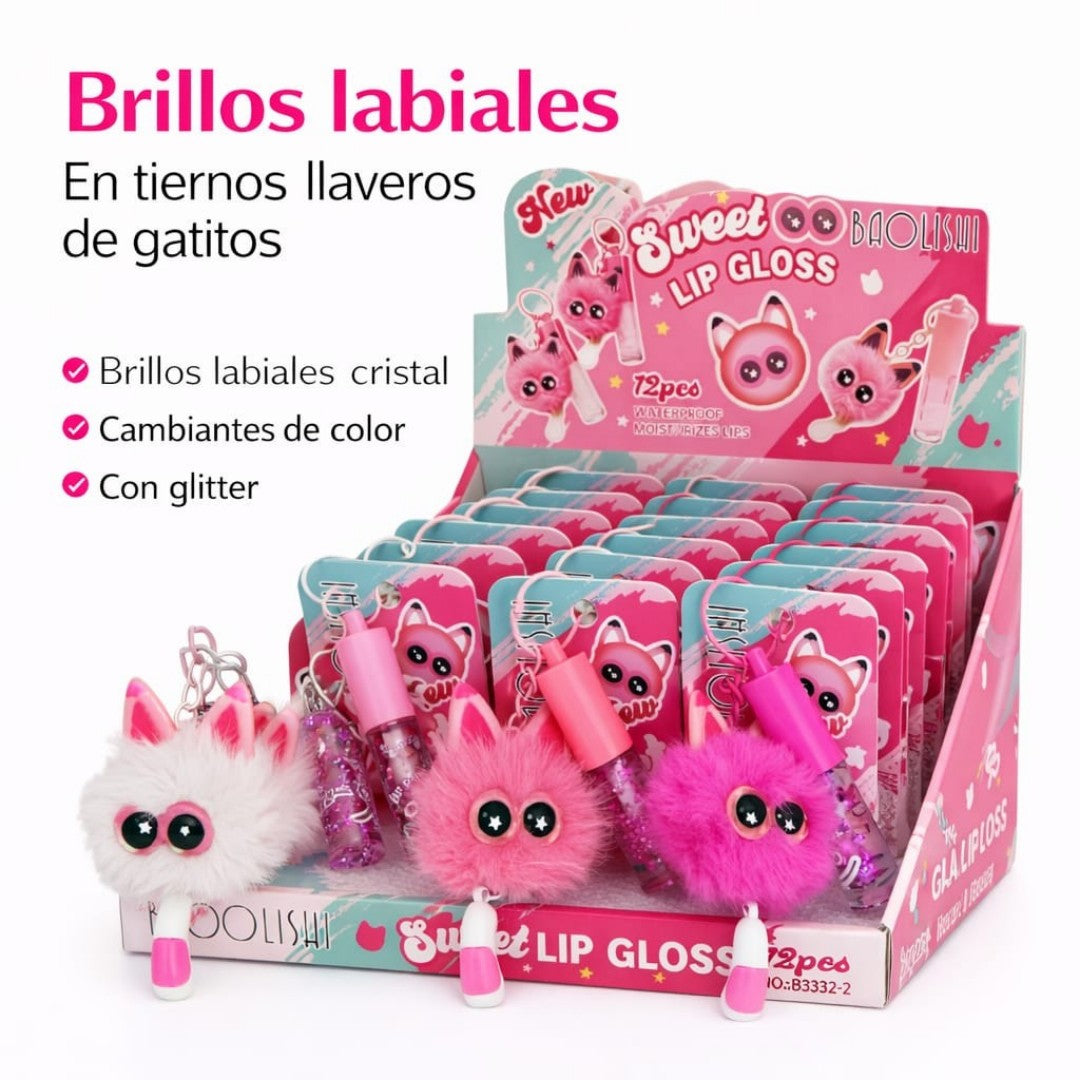 BRILLO LABIAL MAGICO GATO PELUDA B3332-2