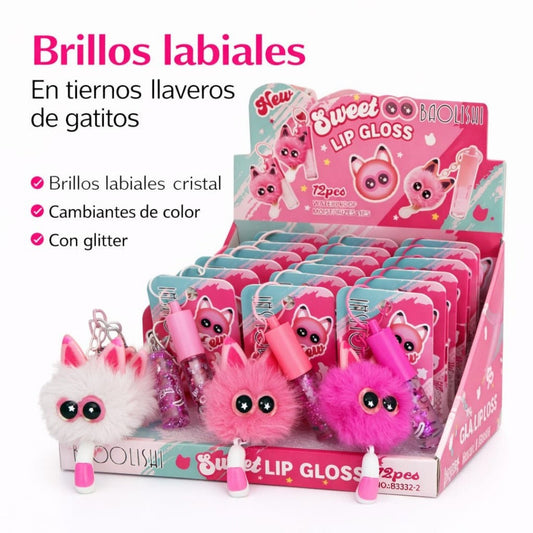 BRILLO LABIAL MAGICO GATO PELUDA B3332-2