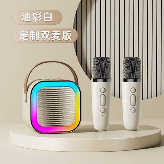 PARLANTE KARAOKE 2 MICROFONO K12 D