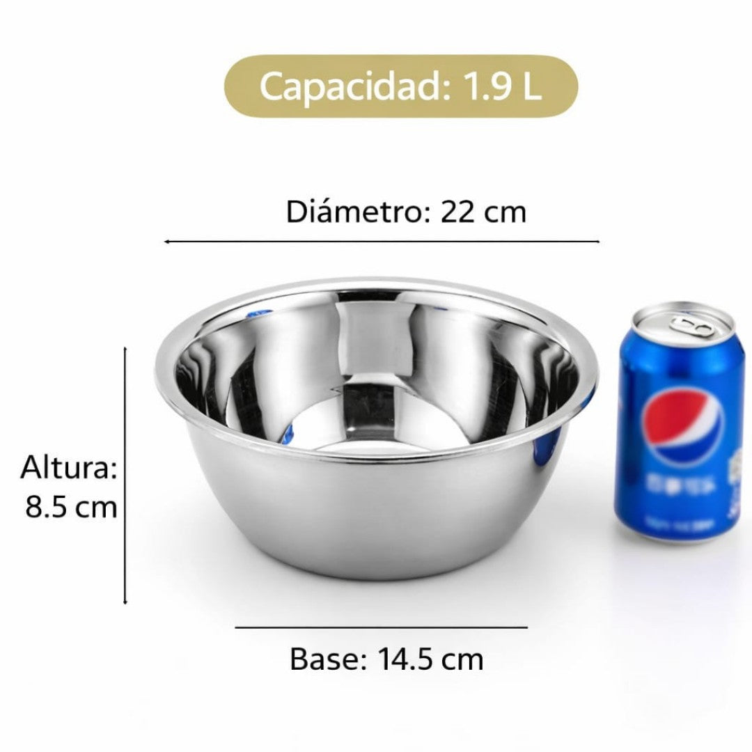 TAZON DE ACERO 22CM 1138A-1.5