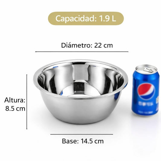 TAZON DE ACERO 22CM 1138A-1.5