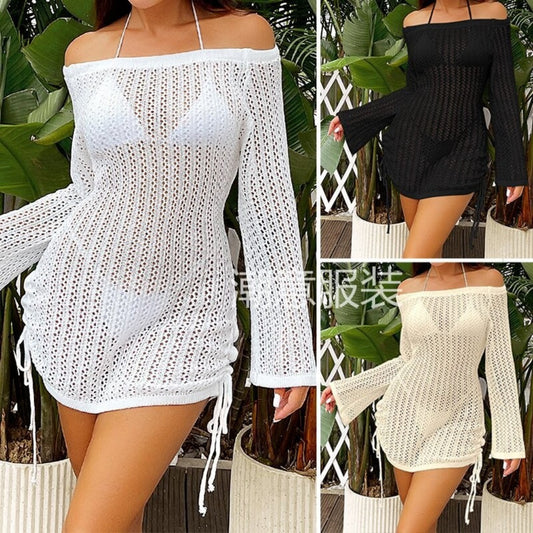 SALIDA PLAYA TEJIDO VESTIDO ZZ38