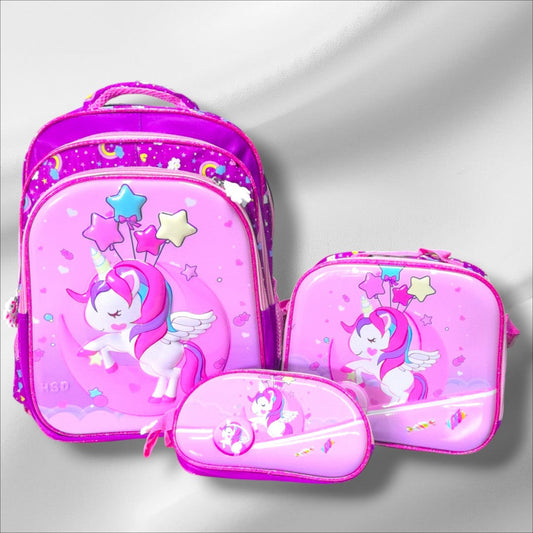 SALVEQUE+LONCHERA+CARTUCHERA 16PUL PERSONAJE 16