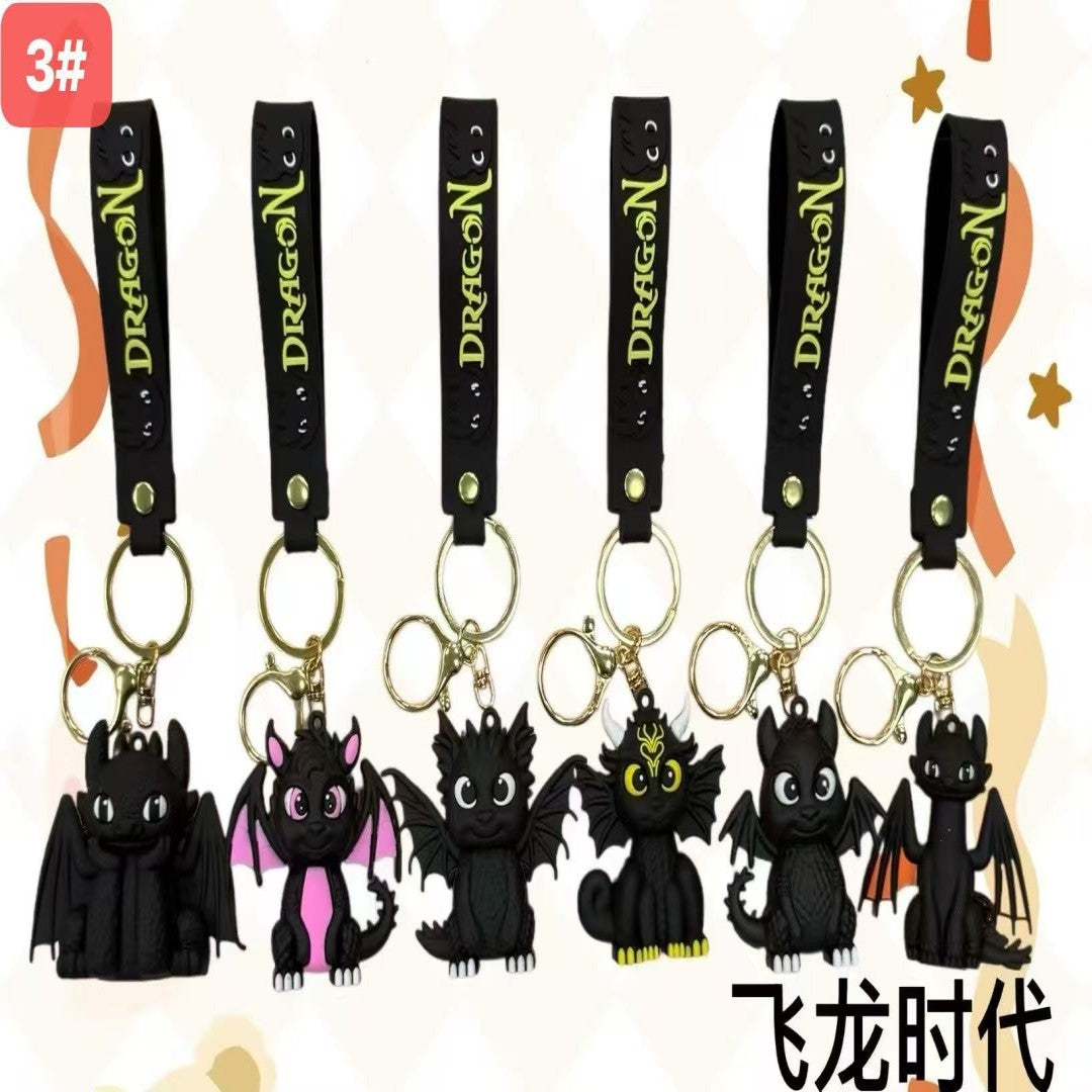 LLAVERO DRAGON NEGRO