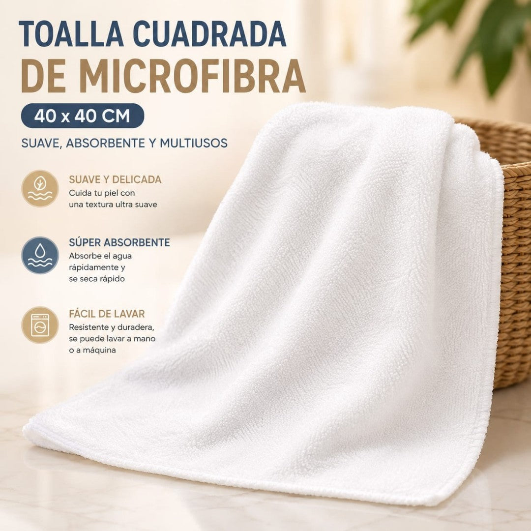 PANITO BLANCO CUADRADO 40*40