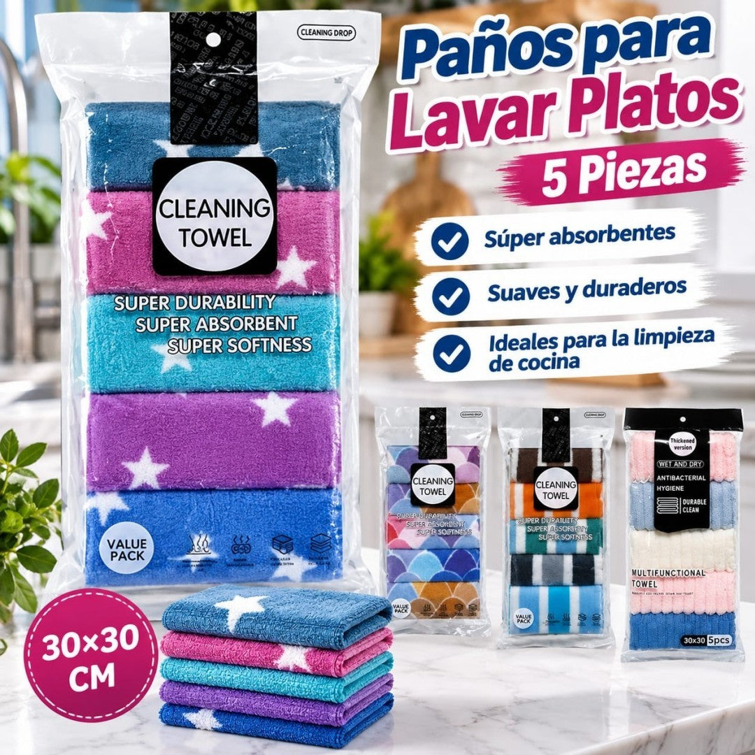 LIMPION COCINA 5PCS 30*30CM 265-5