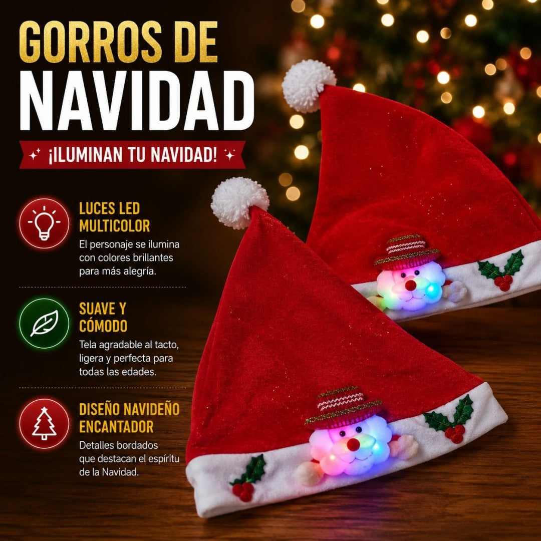 GORRO NAV C/LUZ MUNECO