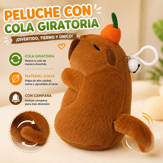 PELUCHE CAPIBARA LLAVERO 16CM
