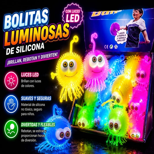 BOLA PELUDA OJON C/LUZ