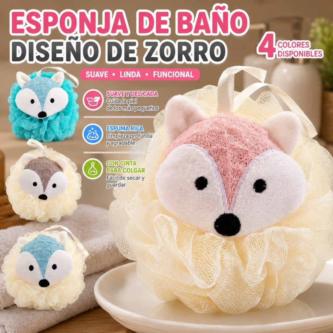 ESPONJA DE DUCHA PERRO