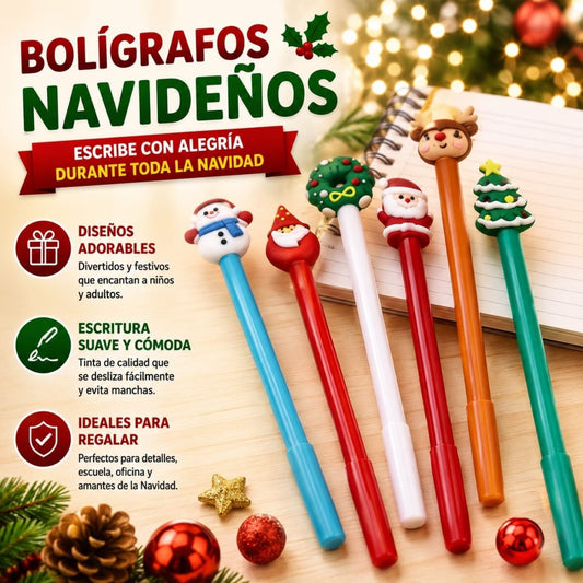BOLIGRAFO GEL HULE NAVIDENO