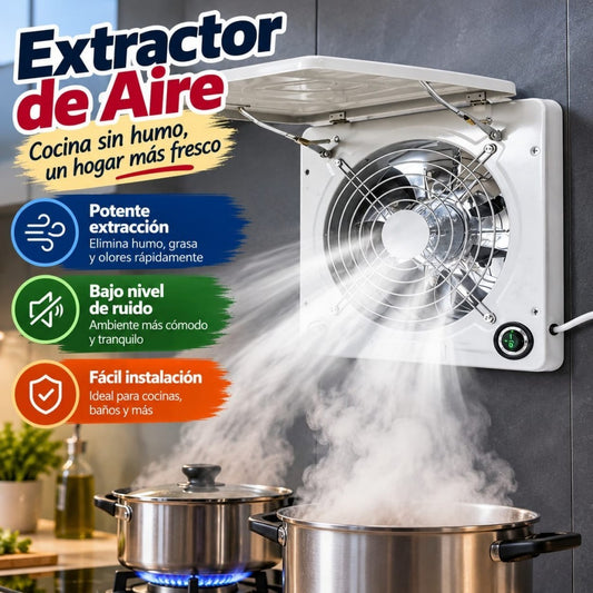 EXTRACTOR DE AIRE PARA VENTANA